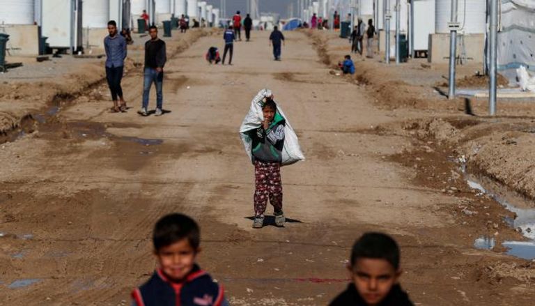 مساعدات أوروبية لنازحي الموصل