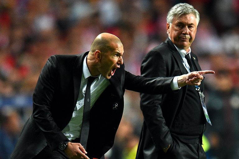 زيدان وأنشيلوتي