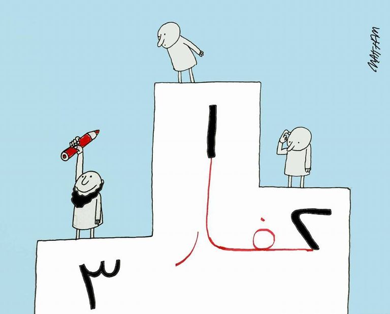 التكفيير حيلة الخاسر ميثم راضي رسام كاريكاتير عراقي