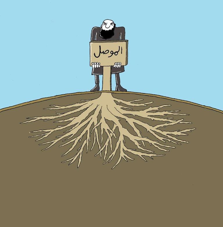 ميثم راضي رسام كاريكاتير عراقي