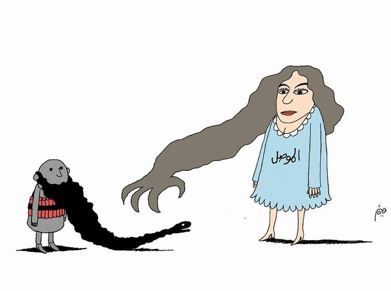 ميثم راضي رسام كاريكاتير عراقي