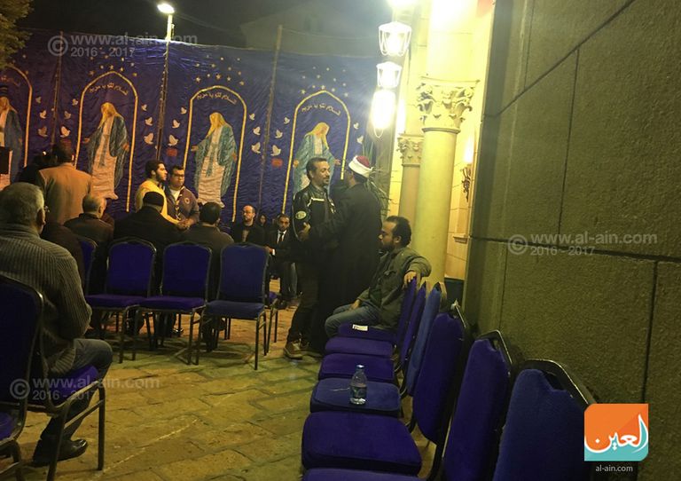 محجبات ذهبن للتعزية بالكنيسة البطرسية