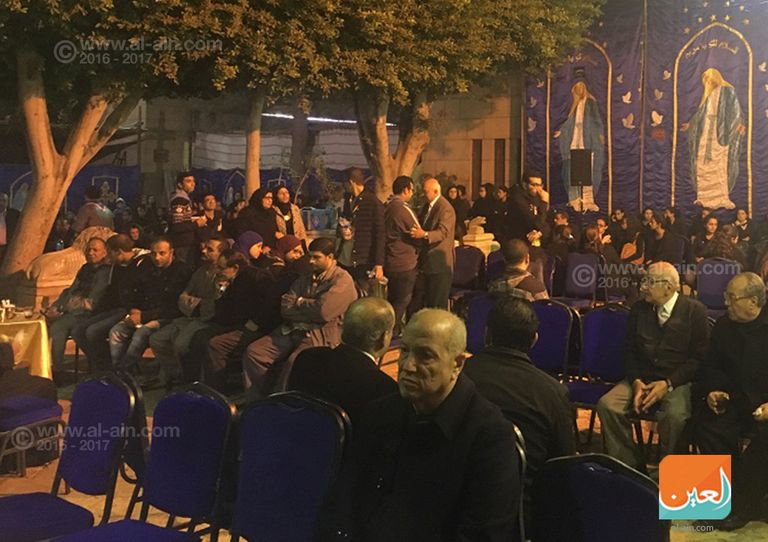 محجبات ذهبن للتعزية بالكنيسة البطرسية