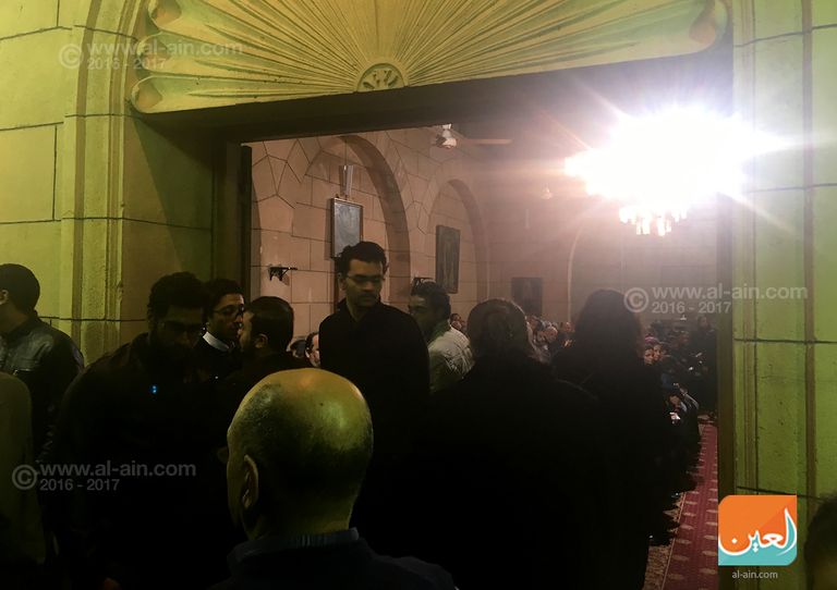 محجبات ذهبن للتعزية بالكنيسة البطرسية