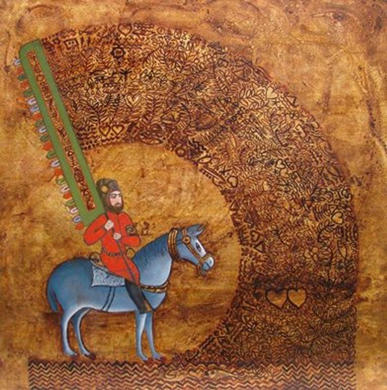 من أعمال زينب السجيني