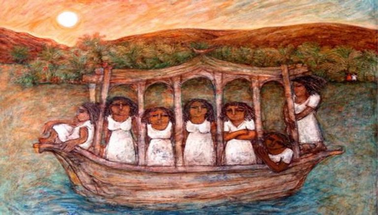 من أعمال زينب السجيني