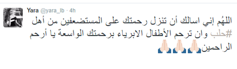 الفنانون يدعمون حلب