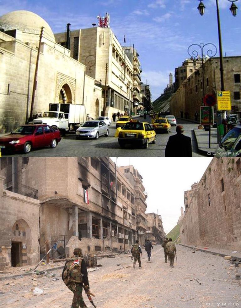 دار الإفتاء في حلب قبل الحرب وبعدها
