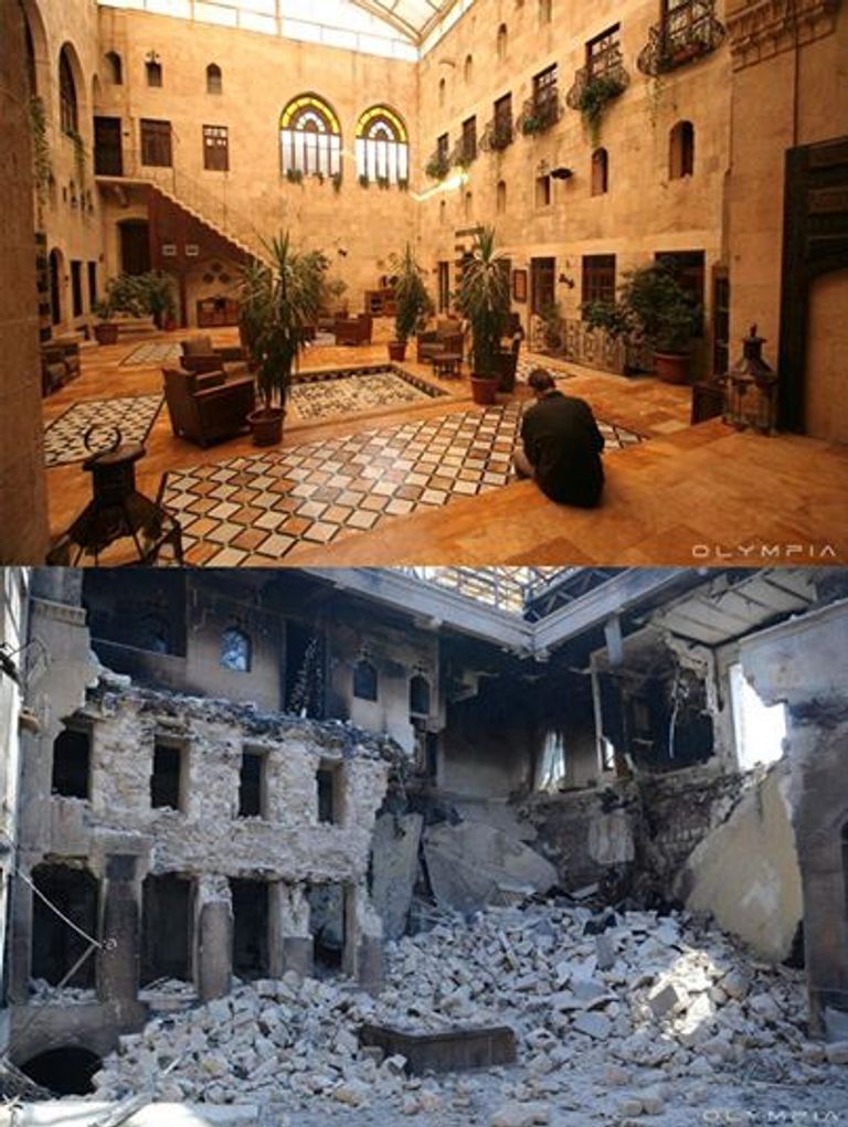 دار الإفتاء في حلب قبل الحرب وبعدها