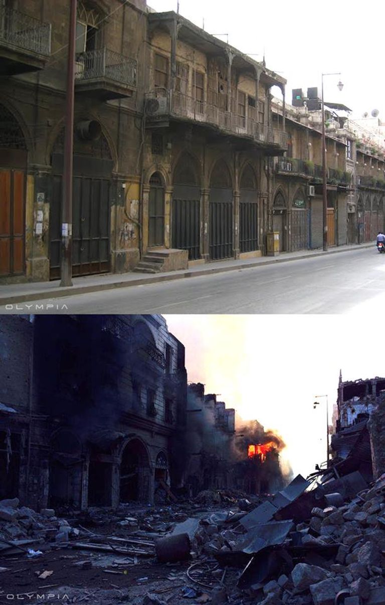 دار الإفتاء في حلب قبل الحرب وبعدها