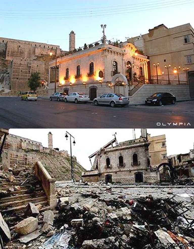 دار الإفتاء في حلب قبل الحرب وبعدها