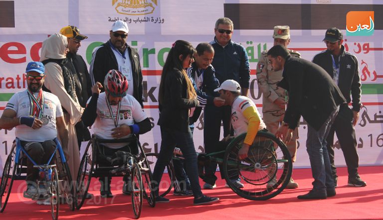 المتسابقون الفائزون بماراثون زايد الخيري 2016