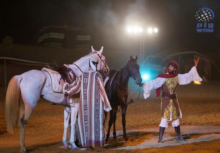 جانب من الملحمة المسرحية 