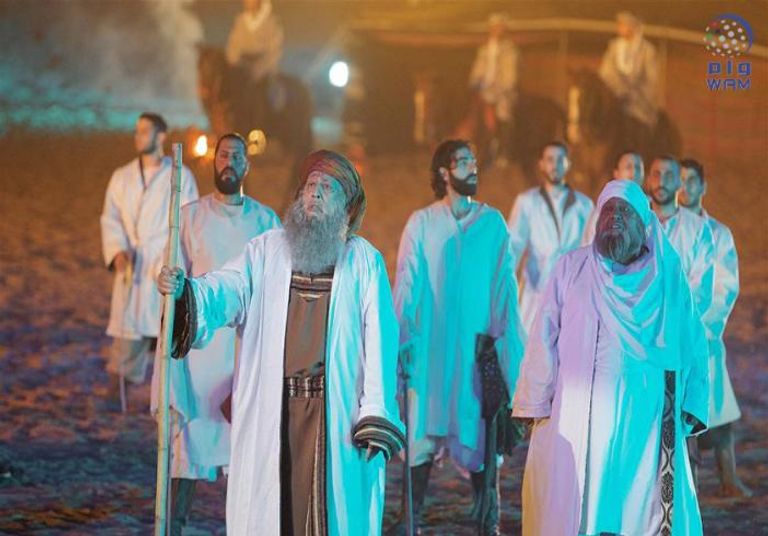 جانب من الملحمة المسرحية 