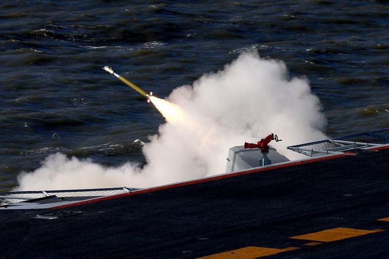 جانب من المناورات الصينية