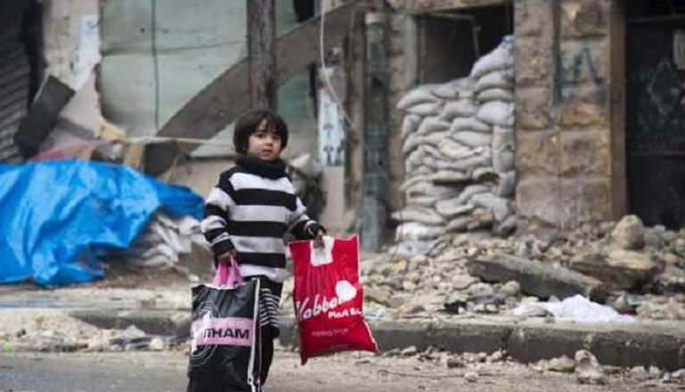 طفل من حلب الشرقية