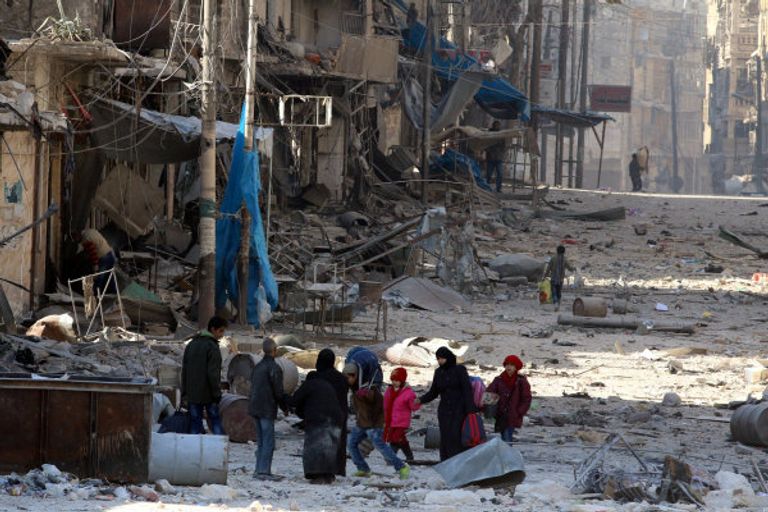 طفل من حلب الشرقية