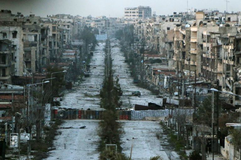 طفل من حلب الشرقية
