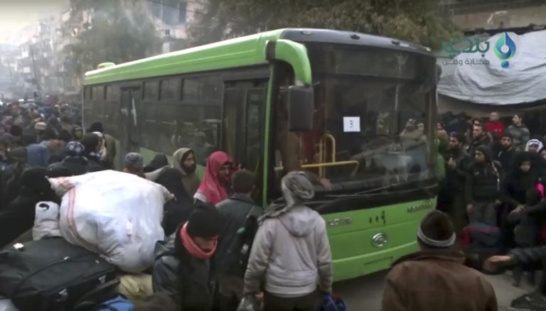 طفل من حلب الشرقية