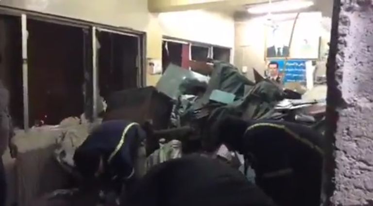 تفجير قسم شرطة الميدان بدمشق