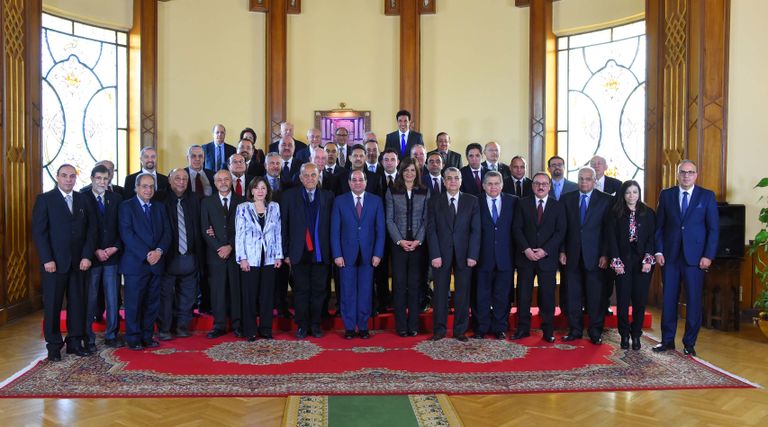 السيسي خلال لقائه بعلماء مصر في الخارج