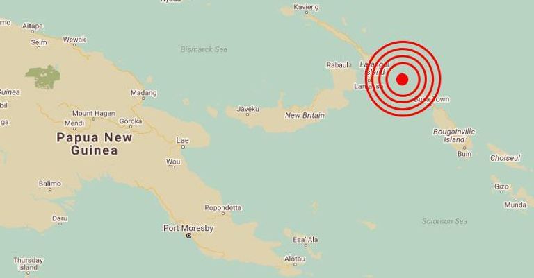 موقع الزلزال