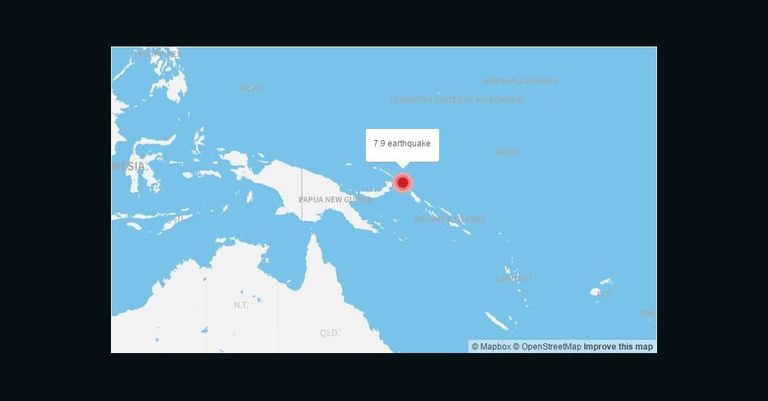 موقع الزلزال