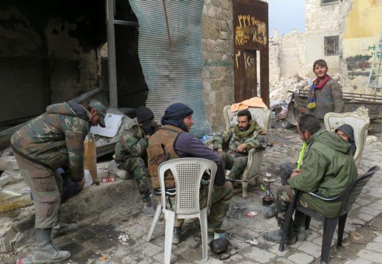 عملية إجلاء المدنيين بحلب