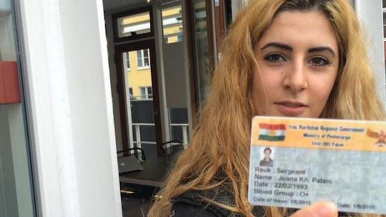 الحسناء الكردية جوانا بالاني