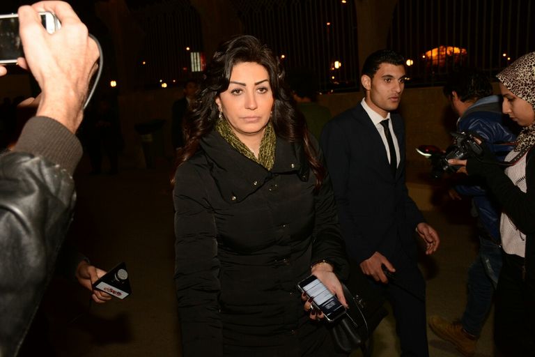 الفنان المصري عادل إمام في عزاء أحمد راتب