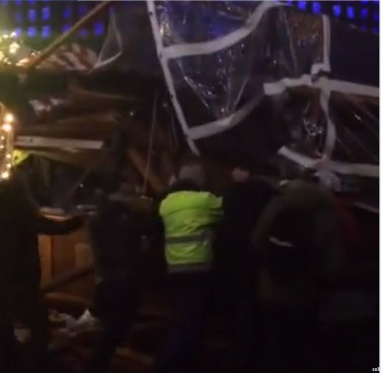 صورة الشاحنة من موقع الحادث