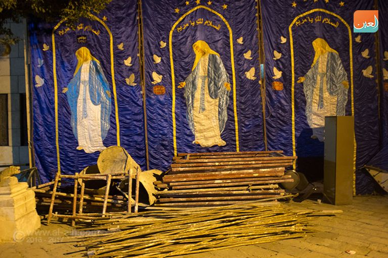 استمرار أعمال ترميم الكنيسة البطرسية