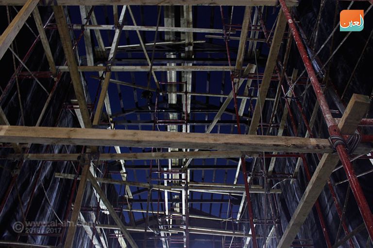 استمرار أعمال ترميم الكنيسة البطرسية