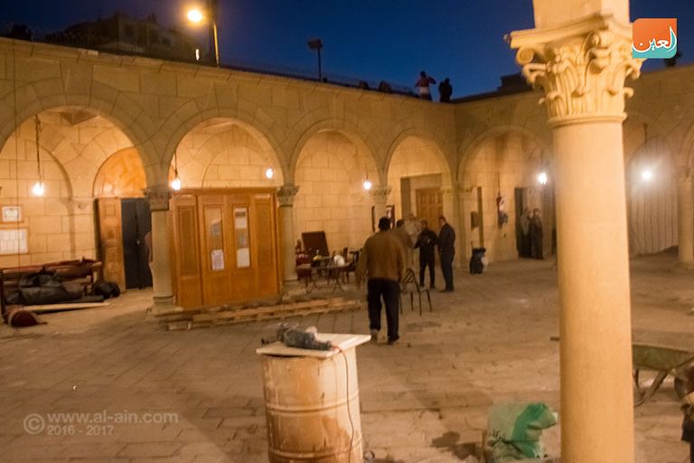 استمرار أعمال ترميم الكنيسة البطرسية