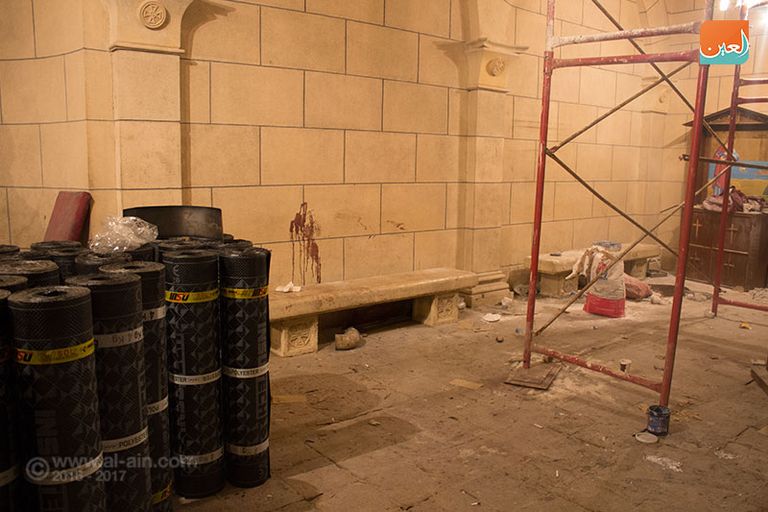 استمرار أعمال ترميم الكنيسة البطرسية