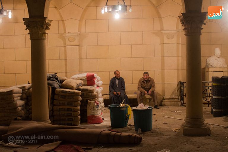 استمرار أعمال ترميم الكنيسة البطرسية