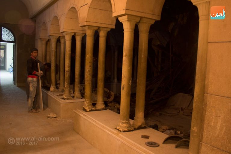 استمرار أعمال ترميم الكنيسة البطرسية