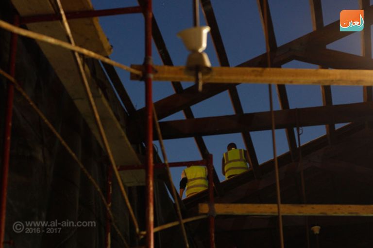 استمرار أعمال ترميم الكنيسة البطرسية