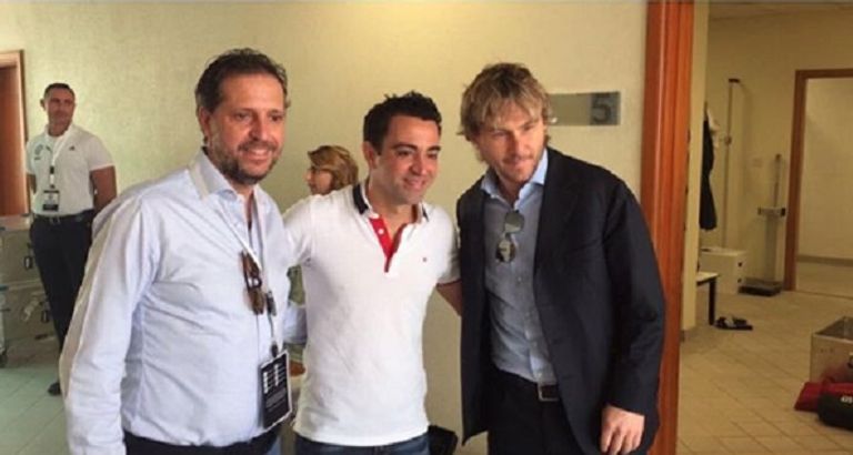 تشافي يزور يوفنتوس