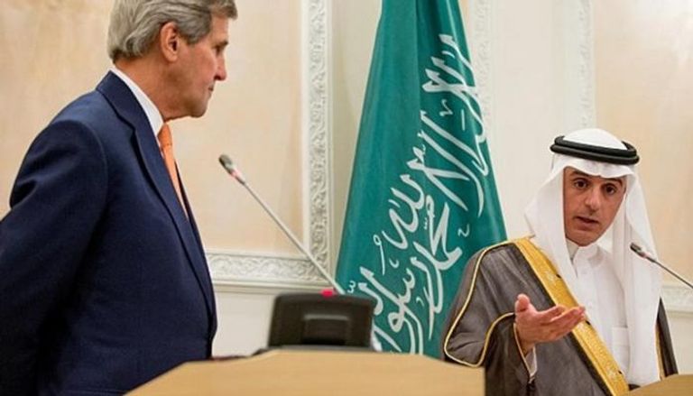 كيري ووزير الخارجية السعودية عادل الجبير 
