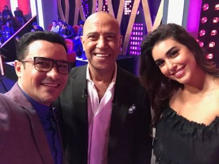 نجوم الفن مع أشرف عبدالباقي في "عيش الليلة"