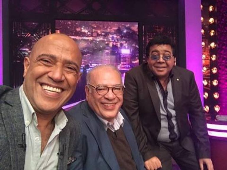 نجوم الفن مع أشرف عبدالباقي في "عيش الليلة"