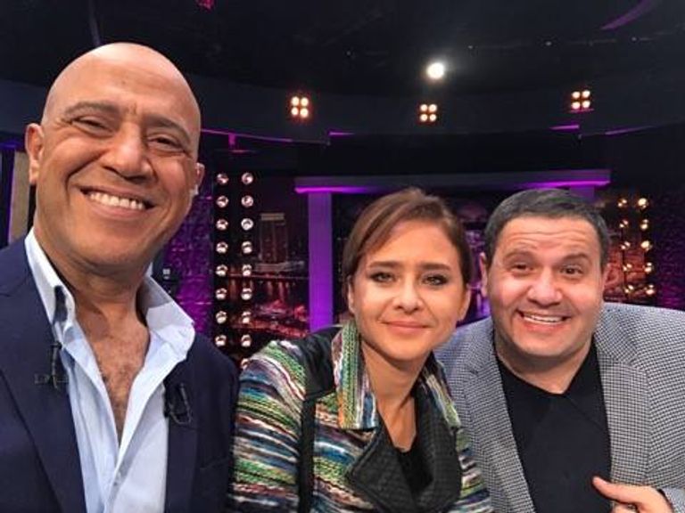 نجوم الفن مع أشرف عبدالباقي في "عيش الليلة"