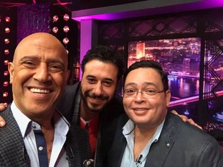 نجوم الفن مع أشرف عبدالباقي في "عيش الليلة"