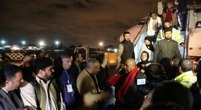 الطائرة الليبية