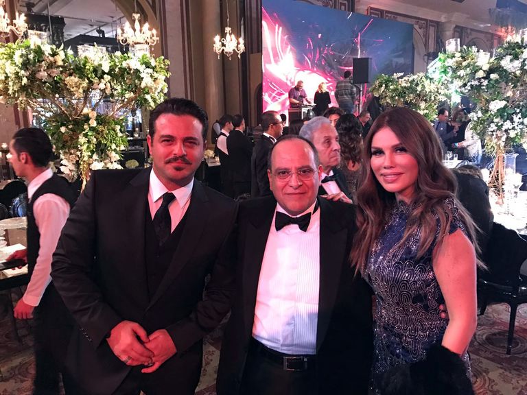 نيكول سابا وعمرو يوسف وزوجته كندة علوش