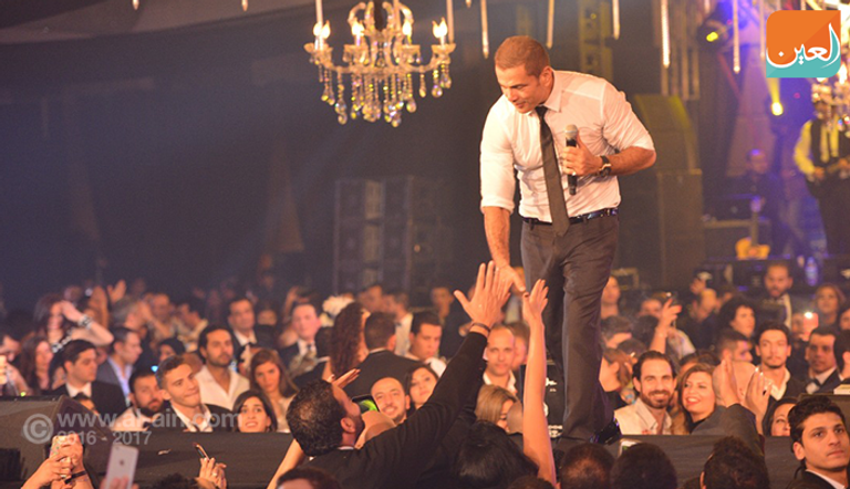 عمرو دياب يتألق في القاهرة الجديدة