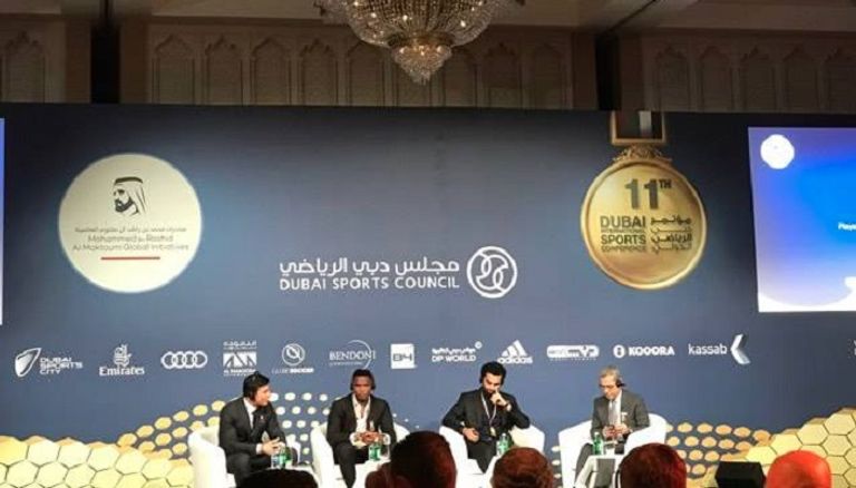 صلاح في مؤتمر دبي الرياضي