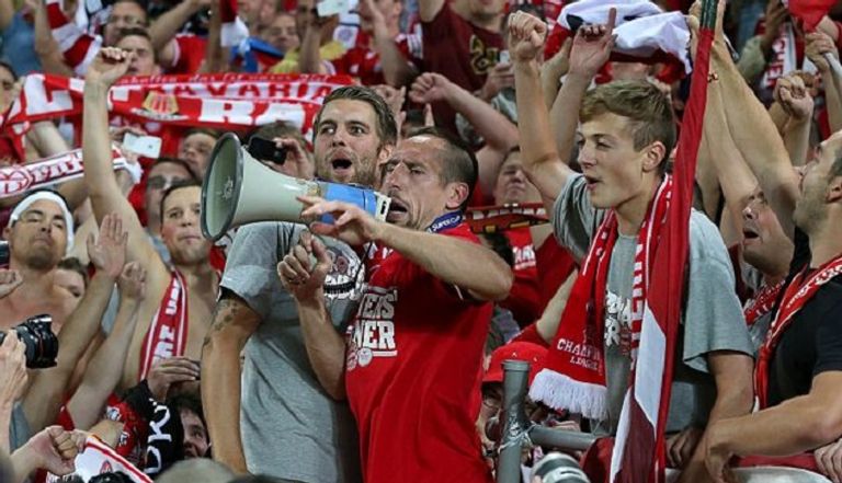 ريبيري مع جماهير البايرن