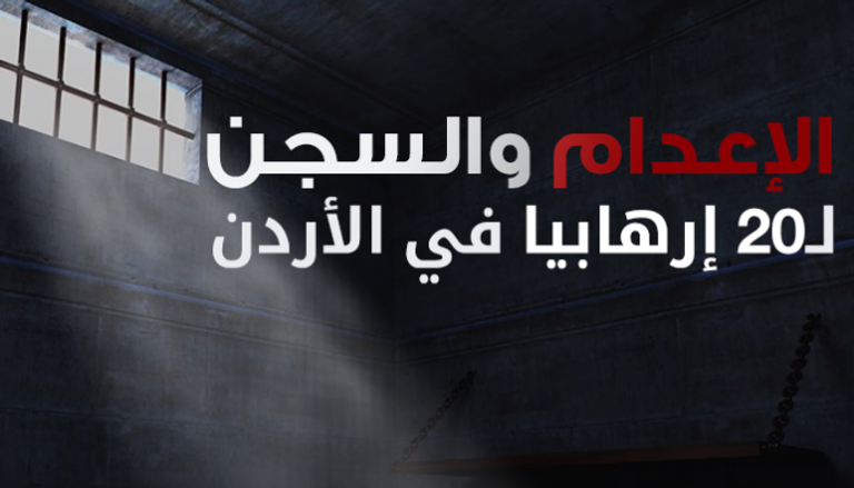 الإعدام والسجن لإرهابيين في الأردن